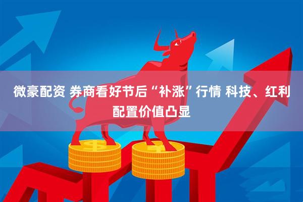 微豪配资 券商看好节后“补涨”行情 科技、红利配置价值凸显