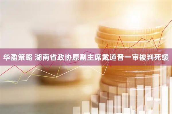 华盈策略 湖南省政协原副主席戴道晋一审被判死缓