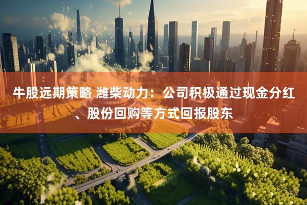 牛股远期策略 潍柴动力：公司积极通过现金分红、股份回购等方式回报股东